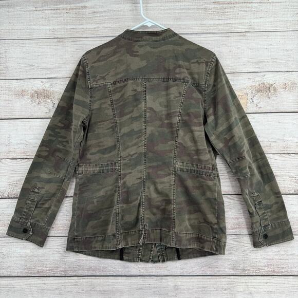 Sanctuary Military Camouflage Cargo jacket Womens Large Green Camo Army - Picture 1 of 11